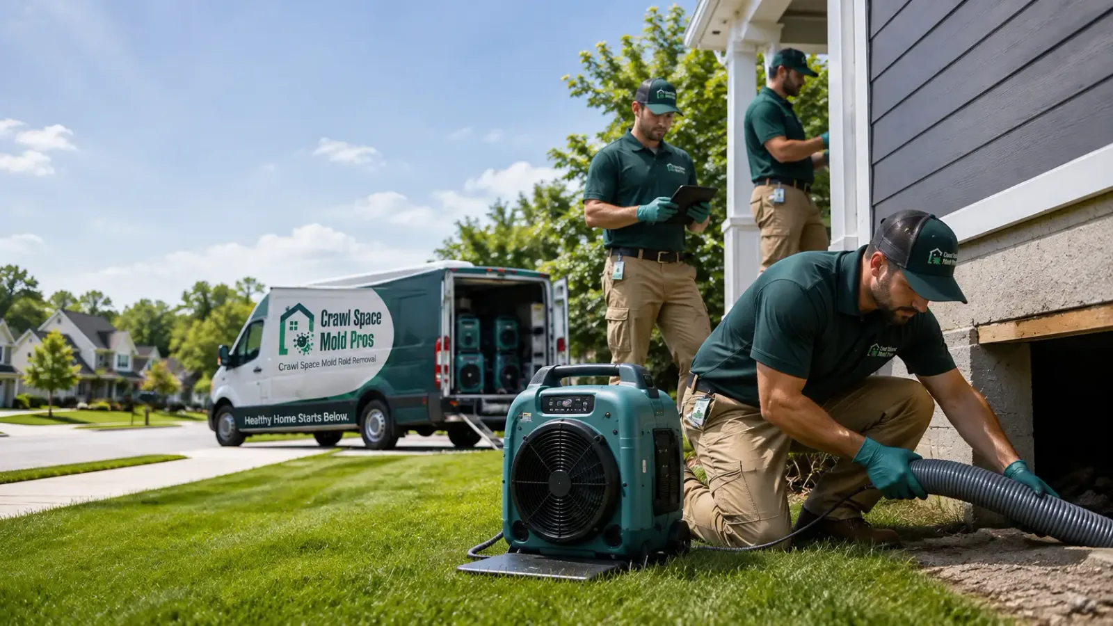 Crawl Space Mold Removal in Kensington, MN